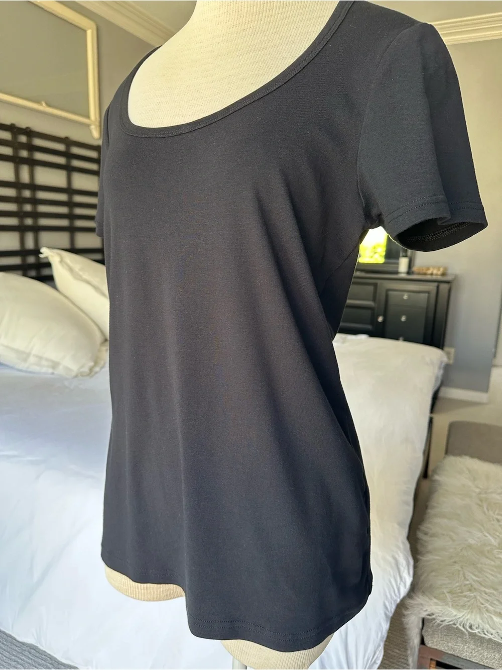 Caslon (Nordstrom) black short sleeve tee, size XL - Picture 4 of 14